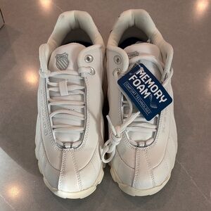 K-Swiss Classic White Memory Foam Sneakers